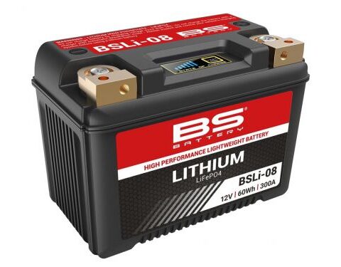 Batterie Moto Lithium BSLI-08 (YTX14L / YB16L-B / YB16CL-B / YB18L-A) BS Battery